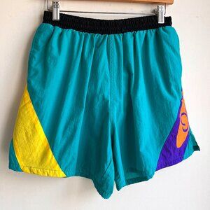 Vintage 90s Ocean Pacific (OP) Neon Bright SwimTrunks
